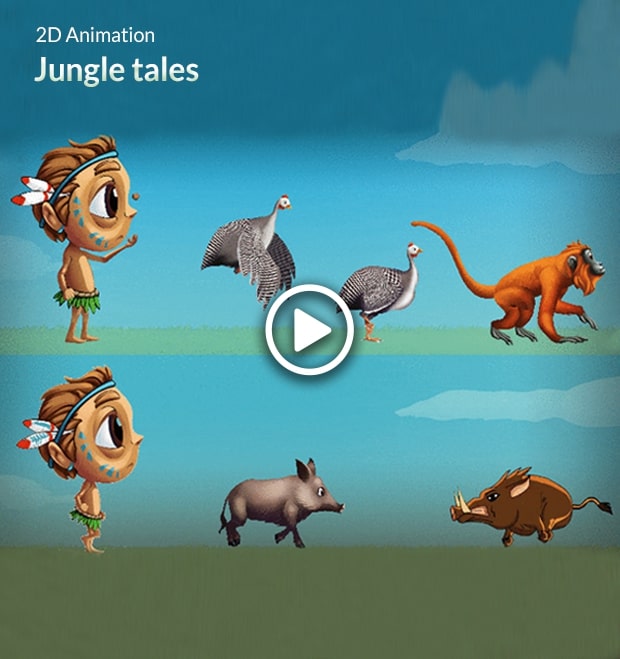 Jungle Tales 2D Animation