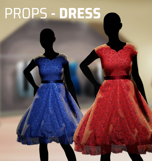 Dress – 3D props