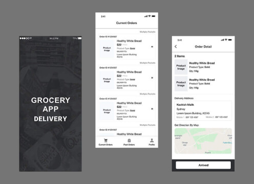 Grocery Wireframes